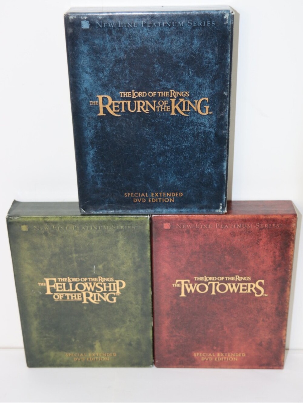 The Lord of the Rings Trilogy Special Extended DVD Edition - Blue, Green & Red